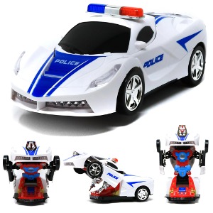 로봇 경찰 장난감 자동차