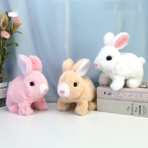 움직이는 토끼 인형 장난감 / 동물 피규어 청각 자극 선물